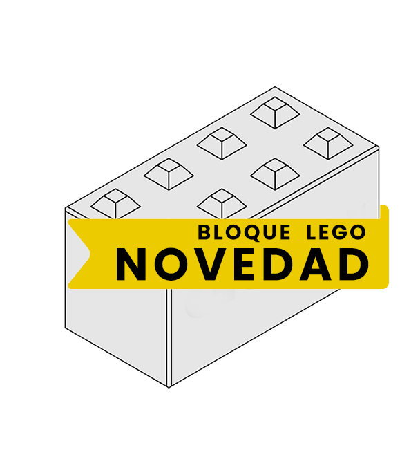 Nueva bloque lego hormigon